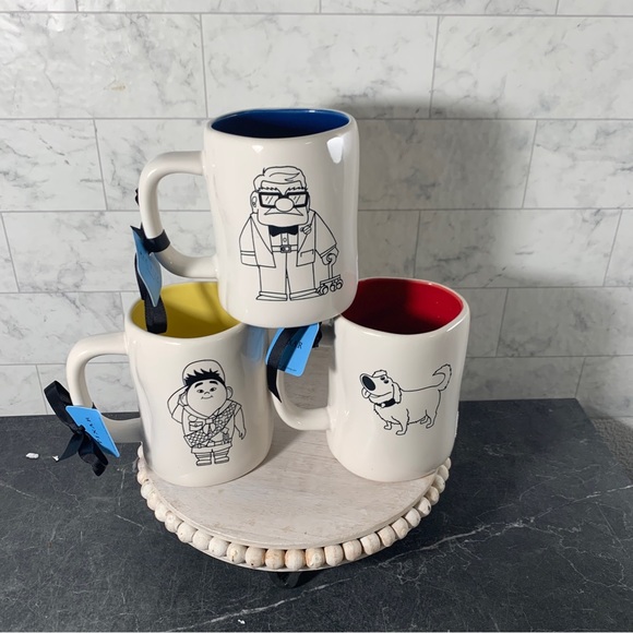 Rae Dunn X Pixar UP Mug Set Of 3, public Menace, Wilderness Explorer, Squirrel - Picture 4 of 10